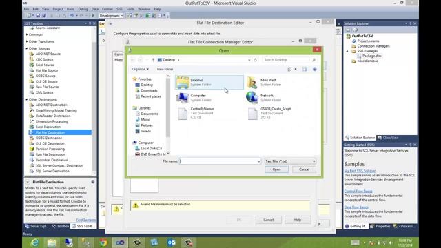 Output to CSV File смотреть онлайн