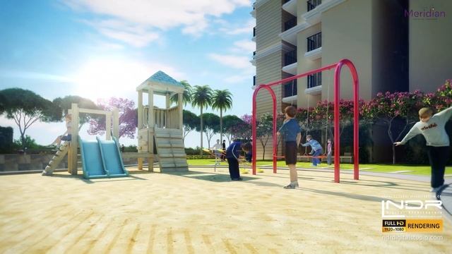 Highrise apartment 3D Walkthrough - The Meridian by MRG World смотреть онлайн