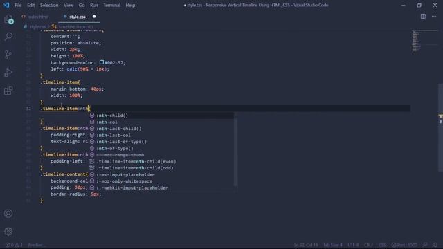 Responsive Vertical Timeline Using HTML CSS | Tutorial for Beginners | Rajacharles смотреть онлайн