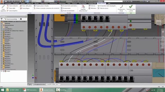 AUTOCAD ELECTRICAL 2015 - AUTODESK INVENTOR 2015 - CUADRO GENERAL 3D