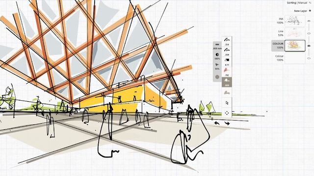 Concepts App / Architectural Sketch смотреть онлайн