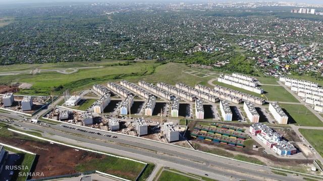 Сити Парк / строительство девятиэтажных одноподъездных домов / июнь 2021 г./ Кошелев Парк / Самара смотреть онлайн