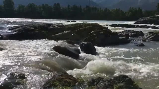 Катунь блестящая, водичка журчащая, Горный Алтай. Magic of time. смотреть онлайн