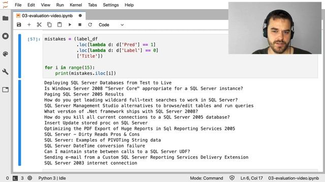 Intro to NLP with spaCy (3): Detecting programming languages | Episode 3: Evaluation смотреть онлайн
