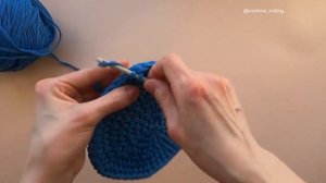 Сумка-Торба из полиэфирного шнура .Вязание крючком.