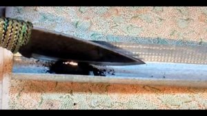 Закалка режущей кромки ножа графитом