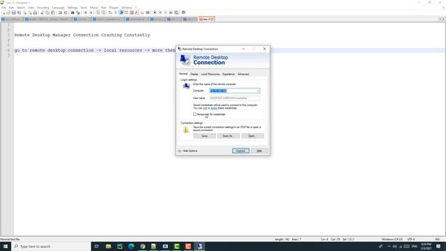 Remote Desktop Manager Connection Crashing Constantly смотреть онлайн