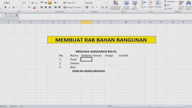 Membuat RAB di Excel dengan Cepat смотреть онлайн