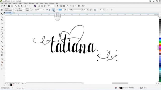 CorelDraw - How To Design A Simple Text In CorelDraw