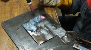 Tig welding practice/ ESAB buddy tig 160