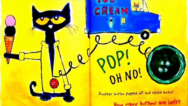 Pete The Cat And His Four Groovy Buttons || Read Aloud Book смотреть онлайн
