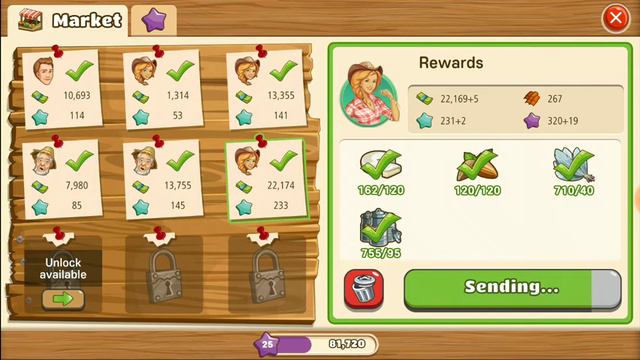 Игра "Большая ферма". "Big Farm game. смотреть онлайн