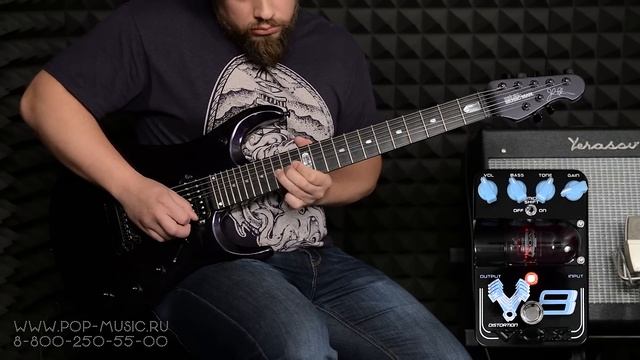 VOX TONE GARAGE V8 DISTORTION (Ламповая гитарная педаль Дисторшн) смотреть онлайн