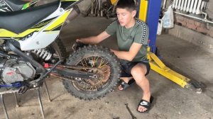 Меняем Подшипник на Питбайке (Питбайк школьника)