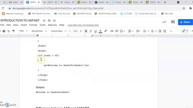 Difference between ASP and ASP NET смотреть онлайн