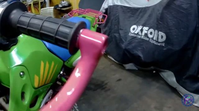 Kawasaki KSR 50. Сделал ДУГИ/БАГАЖНИК/ЗАЩИТУ РЫЧАГОВ и конечно же СЕТКА НА ФАРУ смотреть онлайн