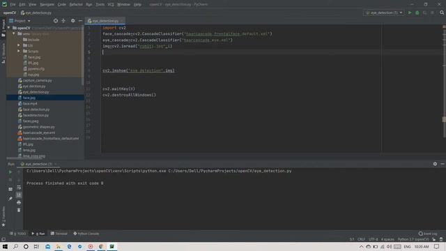 eye and face detection | Haar Feature Cascade Classifire | opencv python | Love Programming смотреть онлайн