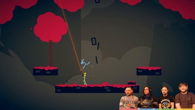 Stick Fight: The Game - #8 - Snake Grenades??!! (4 Player Gameplay) смотреть онлайн