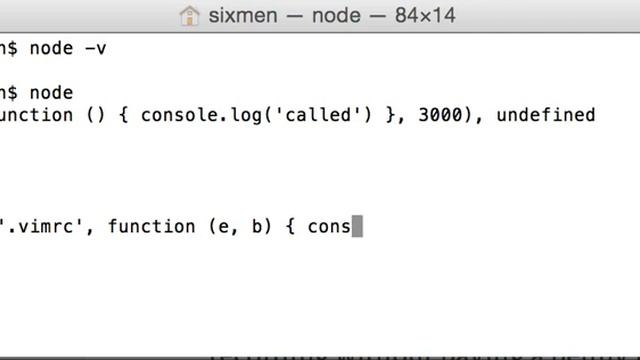 Node.js 0.12.0 REPL bug смотреть онлайн