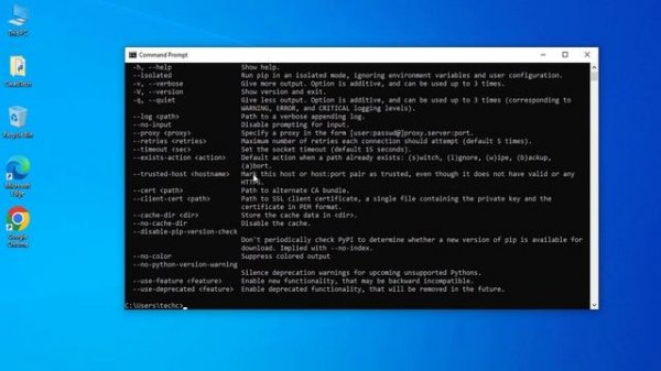 How to install PIP (Pip Installs Python) in Windows 10