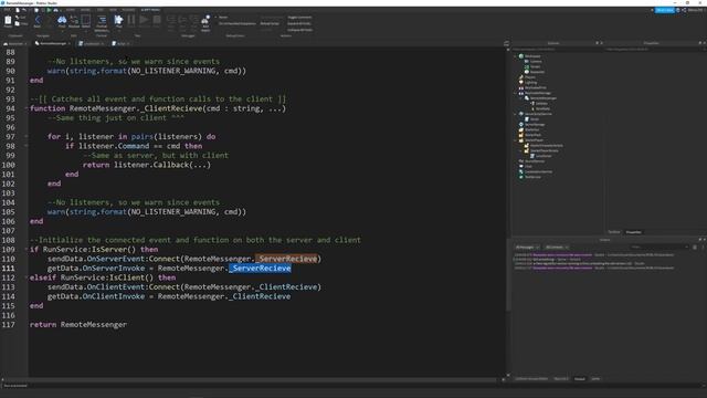 My CUSTOM Remote Event & Function Module in Roblox Studio смотреть онлайн