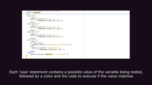 Switch Statement in Java Tutorial for Beginners смотреть онлайн