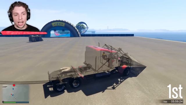 1v1 Race But I CHEAT To Beat Jelly! (GTA 5) смотреть онлайн