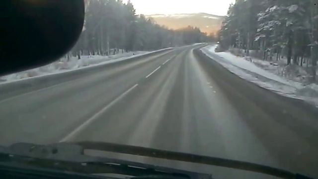 Видео 13.Уральские серпантины, дорога домой, Новокузнецк-Москва.17.12.2017г. смотреть онлайн