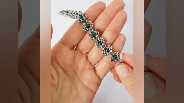 Браслет "Романов" с малахитом, сталь смотреть онлайн