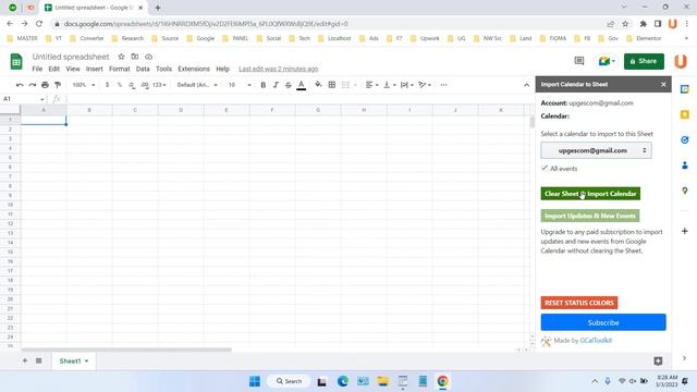 How to Export Google Calendar to Google Sheets смотреть онлайн