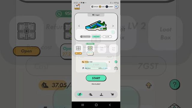 Stepn - Сундук 3 лвл? открыл сундук 2 лвл, выпал камень?? смотреть онлайн