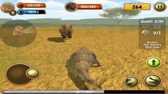 #Wild #Crocodile Simulator 3D - ByTurbo Rocket Games Simulation - iTunes/Google Play смотреть онлайн