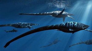 Детям про животных СБОРНИК МЕГАЛОДОН Акула Монстр ПЛЕЗИОЗАВРЫ Морские Животные для Детей Lion Boy