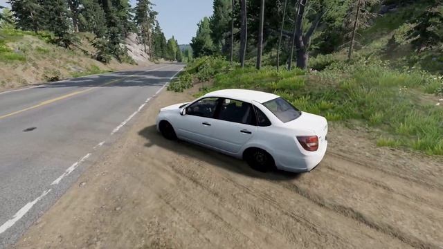 Lada Granta мод для BeamNG Drive
