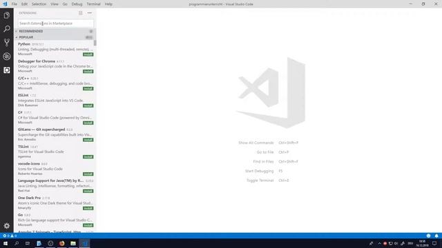 Wie installiere ich Python 3, Visual Studio Code und Python librarys wie pygame unter Windows 10 смотреть онлайн