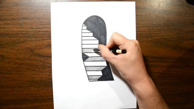How to Draw 3D Steps - Easy Trick Art смотреть онлайн