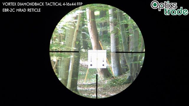 Vortex Diamondback Tactical 4-16x44 FFP EBR-2C Reticle | Optics Trade Reticle Subtensions