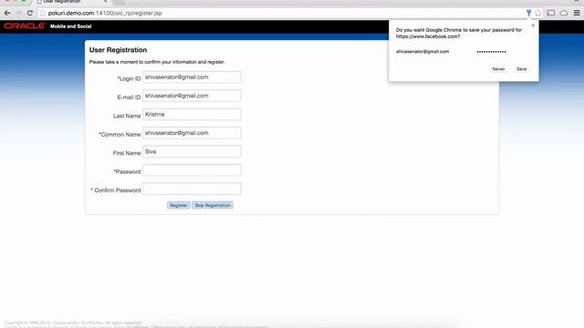 Oracle Access Manager(OAM) 11g R2 PS3 Facebook Social Authentication Demo смотреть онлайн