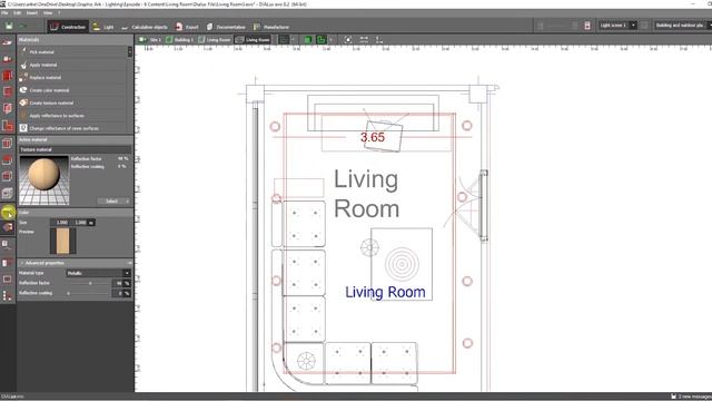 HOW TO MAKE LIVING ROOM LIGHTING DESIGN STEP BY STEP DIALUX EVO смотреть онлайн