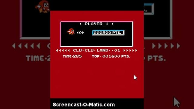 NES Gameplay 4: Clu Clu Land! смотреть онлайн