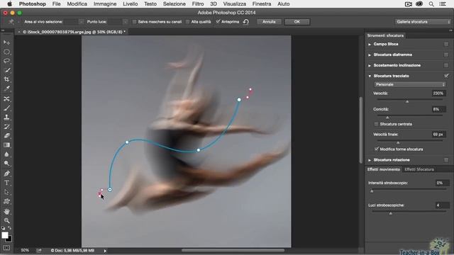 Videcorso Photoshop CC 2014 - Lo strumento sfocatura tracciato смотреть онлайн