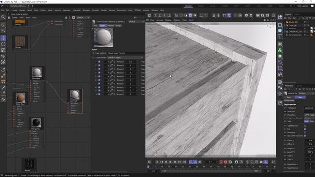 Corona Curvature Map with Chaos Corona for Cinema 4D смотреть онлайн