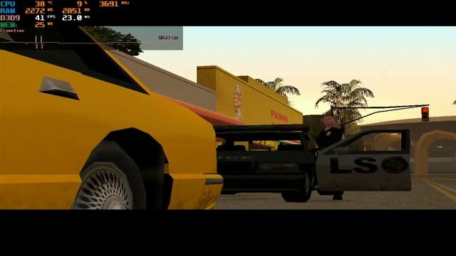 Sapphire X1550 64MB TEST GTA San Andreas смотреть онлайн
