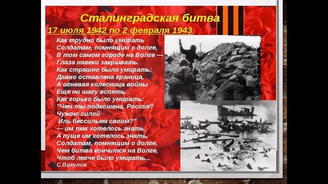 Видео презентация "Сталинградская Битва" смотреть онлайн