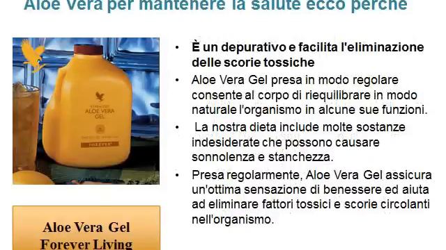Aloe Vera ecco perchè ci mantiene in salute. Da forever Living.avi смотреть онлайн