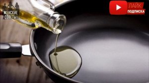 подруга подсказала мне способ, как избежать брызг раскаленного масла!