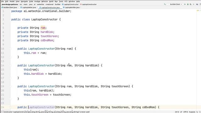 #3: Builder Design Pattern | Java | WeTechie смотреть онлайн