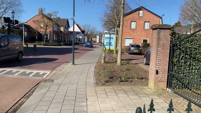 ?? 4K Walking In Mierlo. The Netherlands Walk Tour. Datch Small Town Sightseeing
