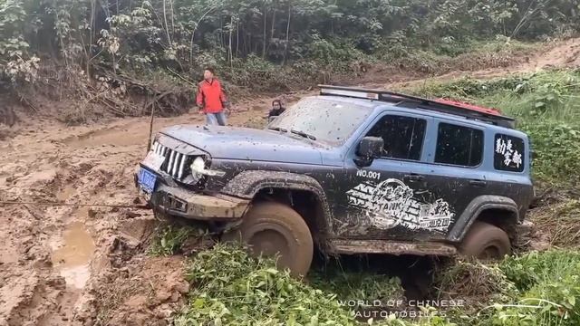 Спасательная машина «Танк 300» после съезда с дороги#танк500 #танк400 #танк300