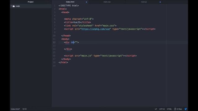 2. Instancia de VueJS y String Templates смотреть онлайн